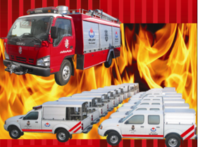 پروژه 31 دستگاه خودروهای آتش نشانی